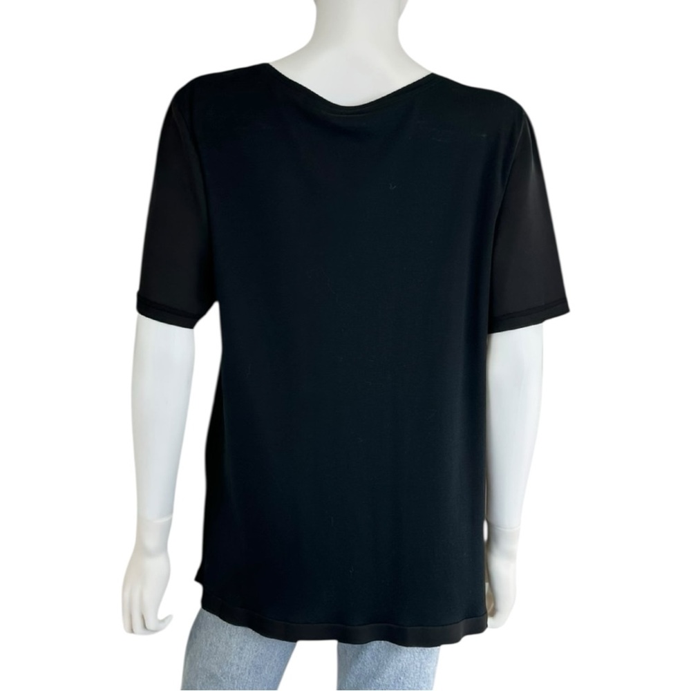 MARCCAIN Black Knit Studded Top Size M - Picture 3 of 8